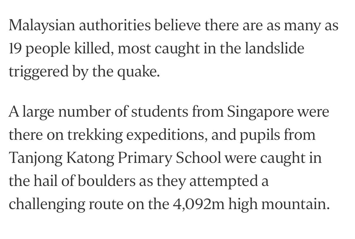 Numero très:Along the way to the peak, dorang cari survivors dulu. From the MG himself, from what my sister has been told, survivors that he encountered was, one orang putih and a child, which was a primary school student.U KNOOW, the matsalleh was badly injured-