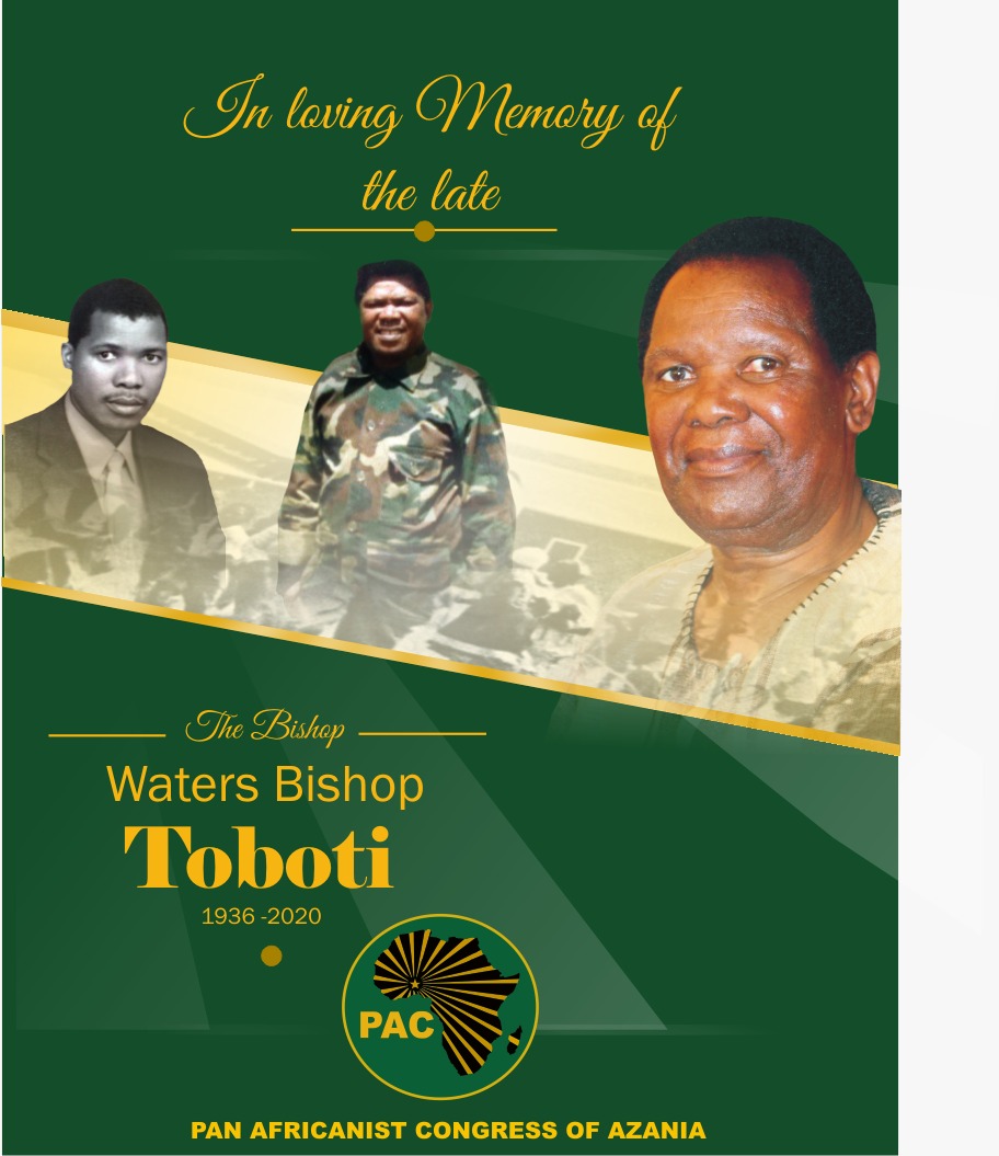 MyPAConline's tweet photo. The embodiment of the instructive PAC motto: Serve, Suffer and Sacrifice. A most couragous and selfless leader with an ardent love for our people! We are all made poorer because of this loss. 

You have run your race. Rest in Peace Son of the soil. #BishopToboti #WatersToboti https://t.co/lGA262Msob