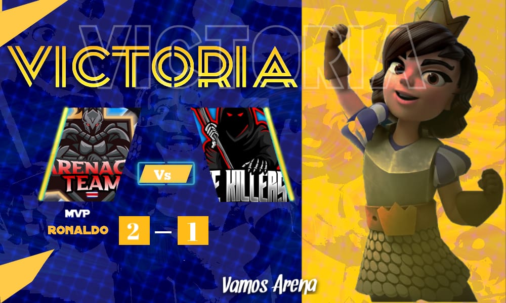 Victoria.
El día  de hoy el team lo dio todo en la Arena, logrando la victoria en la <a href="/GoldCupGG/">Gold Cup Gaming</a> ante un gran rival.
#vamosArena💪.
🥇 <a href="/CamiloLol7/">Camilolol</a>