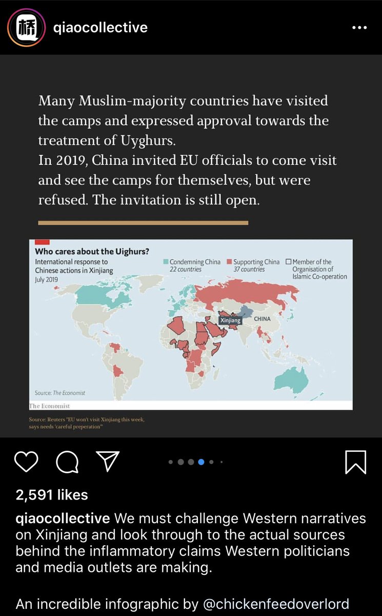 Saying it louder for the people in the back: Uyghurs themselves have said time and time again they are AGAINST the “treatment” they receive from China. Why is their personal experience not valid to you? Also, this post is handbook CCP propaganda.
