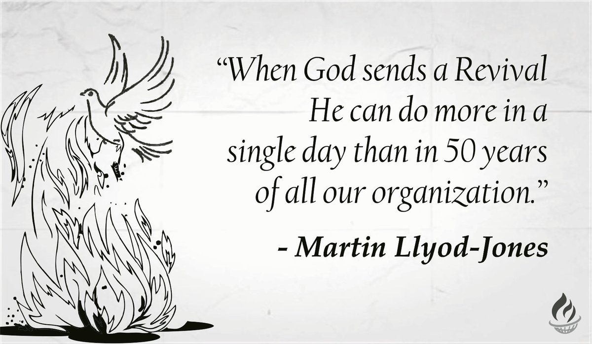 GlobalMMI's tweet photo. “When God sends a Revival He can do more in a single day than in 50 years of all our organization.”
- Martin Llyod-Jones https://t.co/7Q1sizT90k