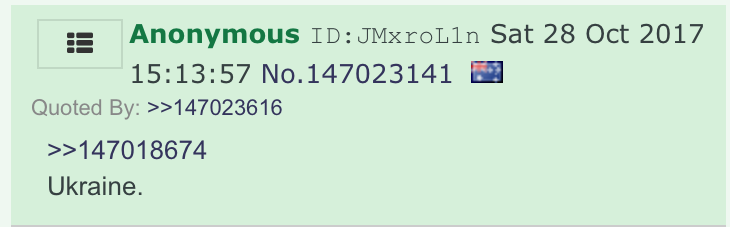 N.B. Two other users *referenced* Drop 0 Anon after his last post, but he didn't reply. So the last trace of Drop 0 Anon in the historical record is his weary, faux-defiant: "If you say so it must be true."