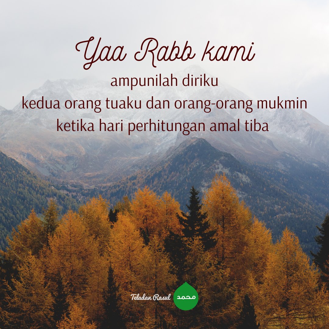 Ampuni kami yaa Rabb #TeladanRasul