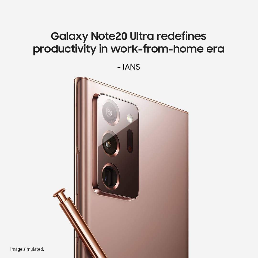 ziptechdm's tweet photo. The new normal requires a new way to work. Here’s what IANS has to say about #WFN- Work From Note with the new #GalaxyNote20Ultra 5G (Ready). Own now:https://t.co/rKAPIMYDkL
#SamsungNote20Ultra5G #note20 #noteseries #8gbram256gbrom #note20series #noteseries #ambattur9384841478 https://t.co/Re2QuBfMXN