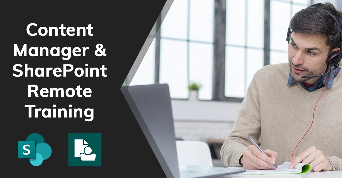 Miktysh's tweet photo. Don’t miss out on our upcoming Content Manager and SharePoint training sessions. All training delivered online 👉 https://t.co/kRToFLBngS

#sharepoint #office365 #contentmanager #hptrim #recordsmanagement #informationmanagement https://t.co/hBtvQFvcVL