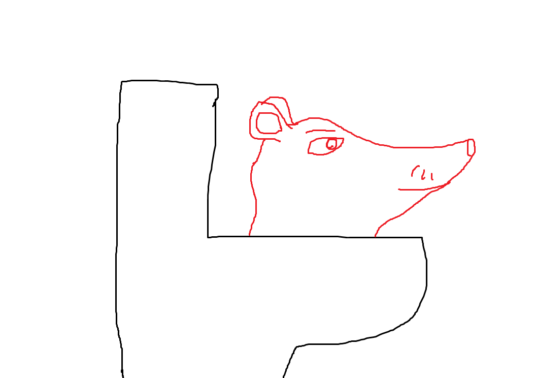 uh oh, Mr. Ratburn was in my toilet giving me homework