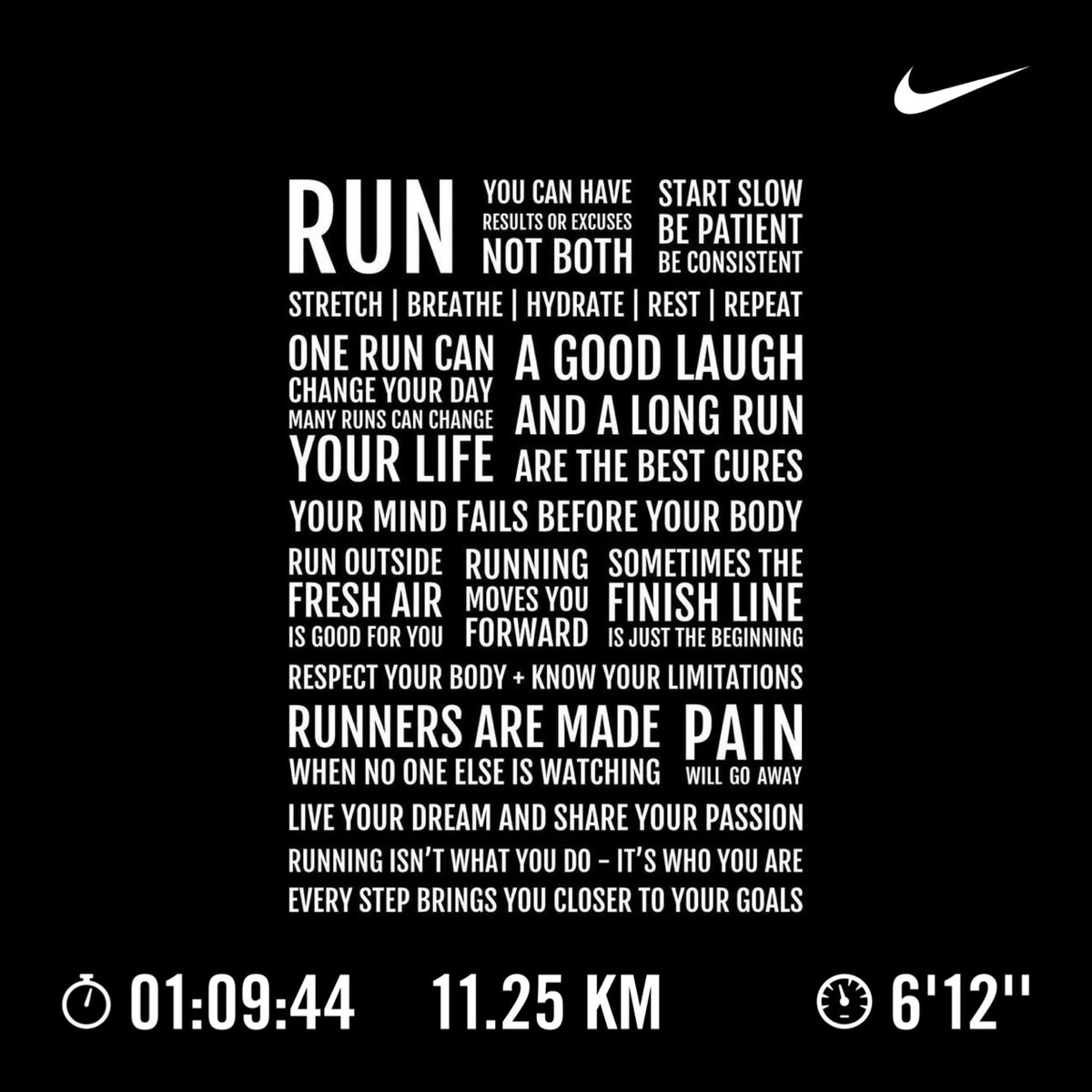 rsl_97's tweet photo. Mis kms con un excelente clima 🌧 ☺️ #SinMiedoAlÉxito #YoElegíCorrer #LoveRunSmile #CorrerSana #soymaratonista #hookaoneone #justdoit https://t.co/E1i4yuAond