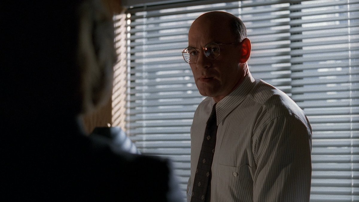 "Skinner looks from Mulder to Scully. She will not acknowledge the connection, in tone or gesture.""Skinner nods, though he is not altogether sanguine about this. Out of concern for Scully. But she will not crack." #XFScriptWatch