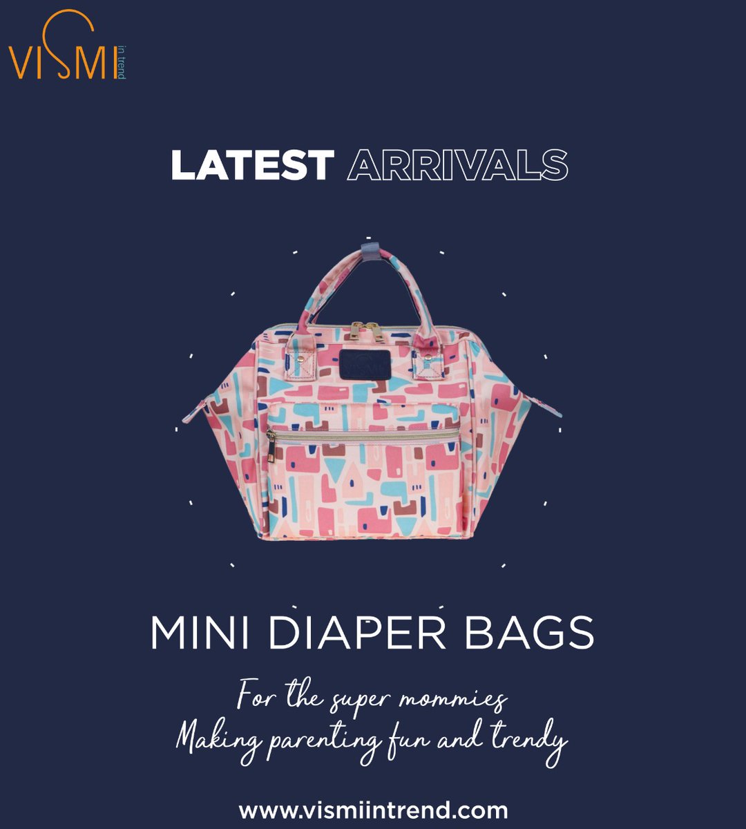 vismiintrend's tweet photo. Super diaper bags for the super mommies!!!😍
A collection of Diaper bags that will make parenting trendy and a lot easier!😍
Shop our latest collection from https://t.co/NdtZftVrec today.
.
#vismiintrend #latestarrivals #multifunctionalbag #diaperbags #momlife #momtribe https://t.co/pLdhF00mmW