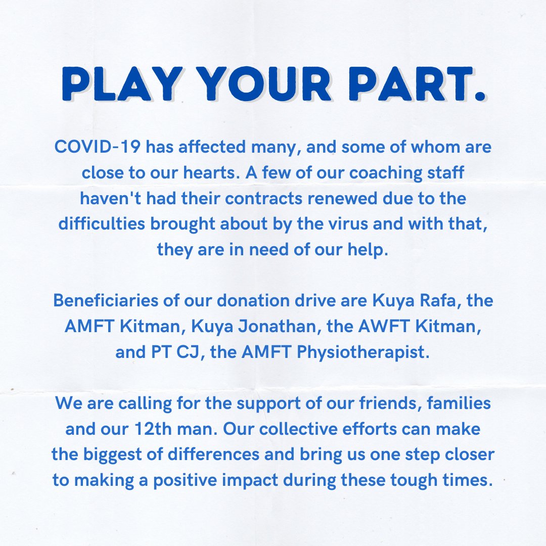 Behind the success of both teams year in and year out, are the coaches who helped shape generations of athletes to become better players, and more importantly, better people. These coaches allow our players to perform at their very best while representing the blue and white ⚽️💙