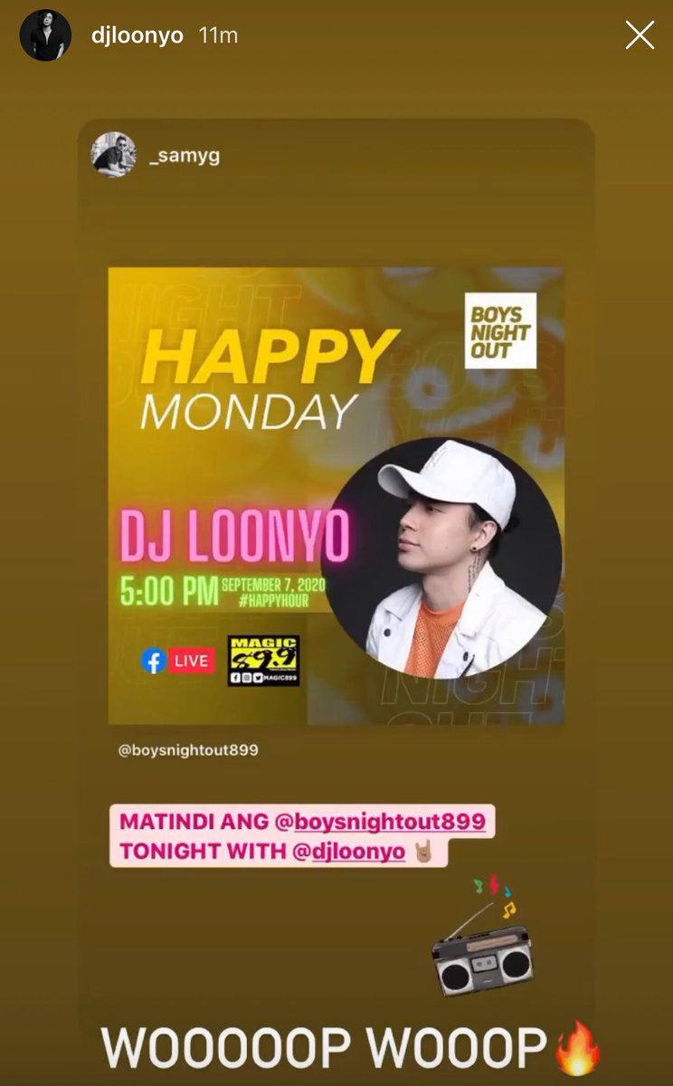 LilWayne_143's tweet photo. igstory update!Daming Ganap ni Sir, @DJLOONYO2 keep it coming 

HAPPY 5TH MONTHSARY LOOVANA https://t.co/9PUdyn35FF