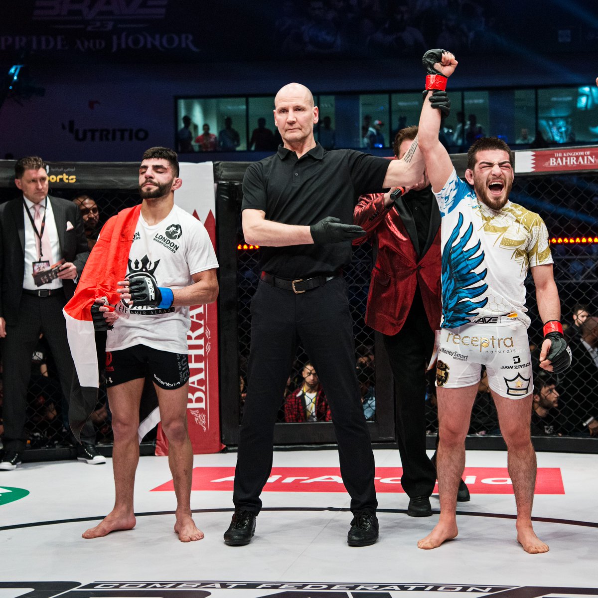 bravemmaf's tweet photo. IMMAF Amateur World champion Jose "Shorty" Torres made his BRAVE CF debut win against Amir Albazi via unanimous decision at #BRAVECF23
.
Who takes the win home? #Shorty or #ShortyRock https://t.co/WHU7BKtFH7