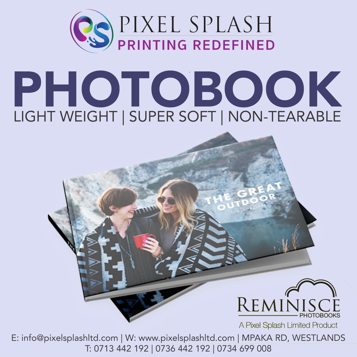 Pixelsplashltd's tweet photo. Capture every moment and memory with our photobook. Contact us today.
#photobook #memories #photos #print #digital #photography #Nairobi https://t.co/wXoWy4WcRU