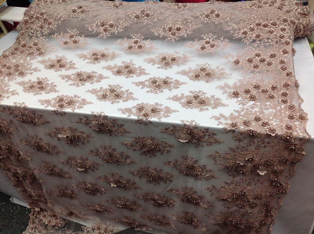 Check out this product 😍 Floral Fabric 3D Flower Bridal Beaded Fabric Taupe/Champagne Heavy... 😍 
by Supreme Acoustics starting at $69.99. 
Show now 👉👉 shortlink.store/PgMEMhMMD