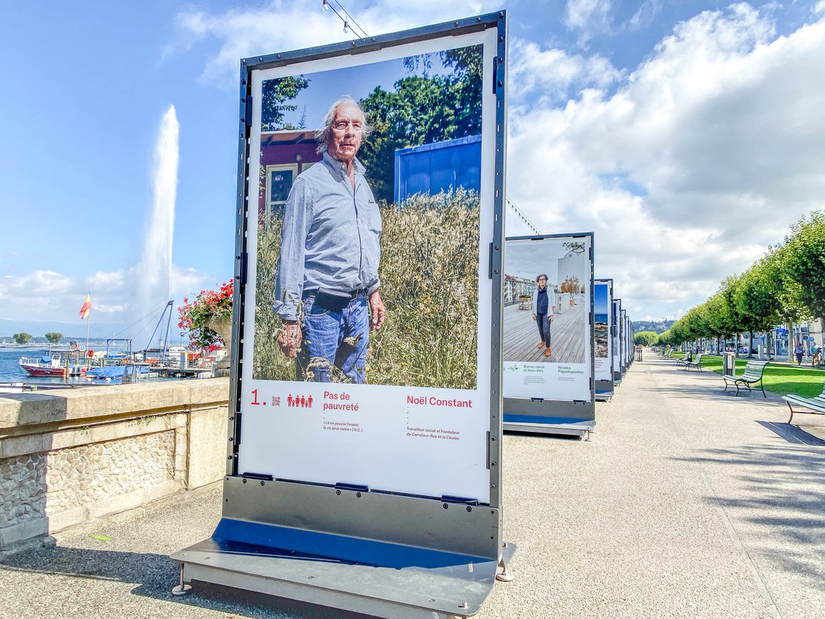 VilleDeGeneve's tweet photo. Exposition photographique "17 objectifs pour un monde meilleur", à décourvrir jusqu'au 30 septembre sur le quai Gustave-Ador. Plus d'infos 👉 https://t.co/nY6dvngDq8 #Geneve https://t.co/myJ0sMaH9T