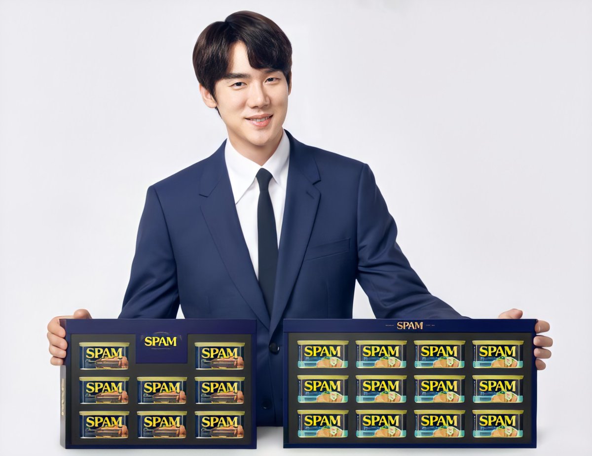 yeonseok_INA's tweet photo. 200904 ๐ท Yoo Yeon Seok for CJ Cheil Jedang SPAM Chuseok Gift Set
#yooyeonseok #spamkorea #์ ์ฐ์ #์คํธ https://t.co/u9ATRPP5TV
