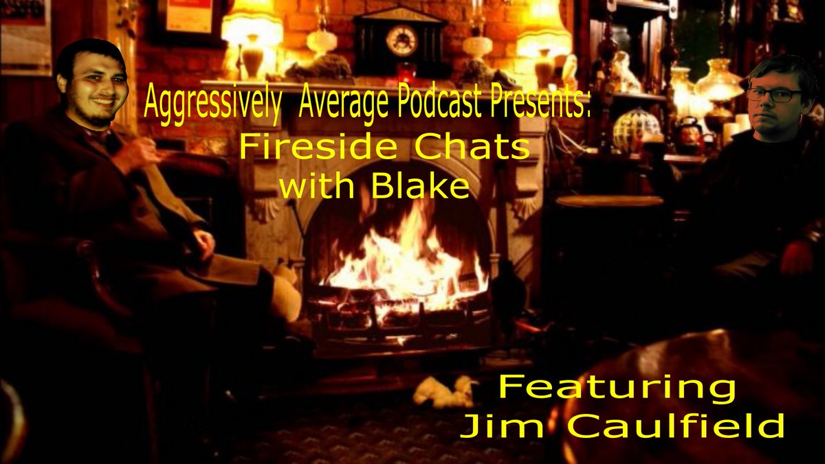 Check out the latest "Fireside Chat with Blake" featuring <a href="/JhPendragon/">Jiim Caulfield</a>. He and <a href="/BlakeDaJesus1/">Blake Townsend</a> talk about joke writing, the trouble with open mics, anxiety and ADD, and just how crappy symphonic metal is. Just search "Aggressively Average Comedy" in your favorite app!