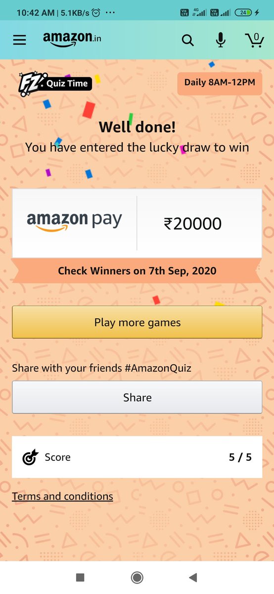 a_hamraj's tweet photo. #amazonquiz https://t.co/0aRs7Y4KVv