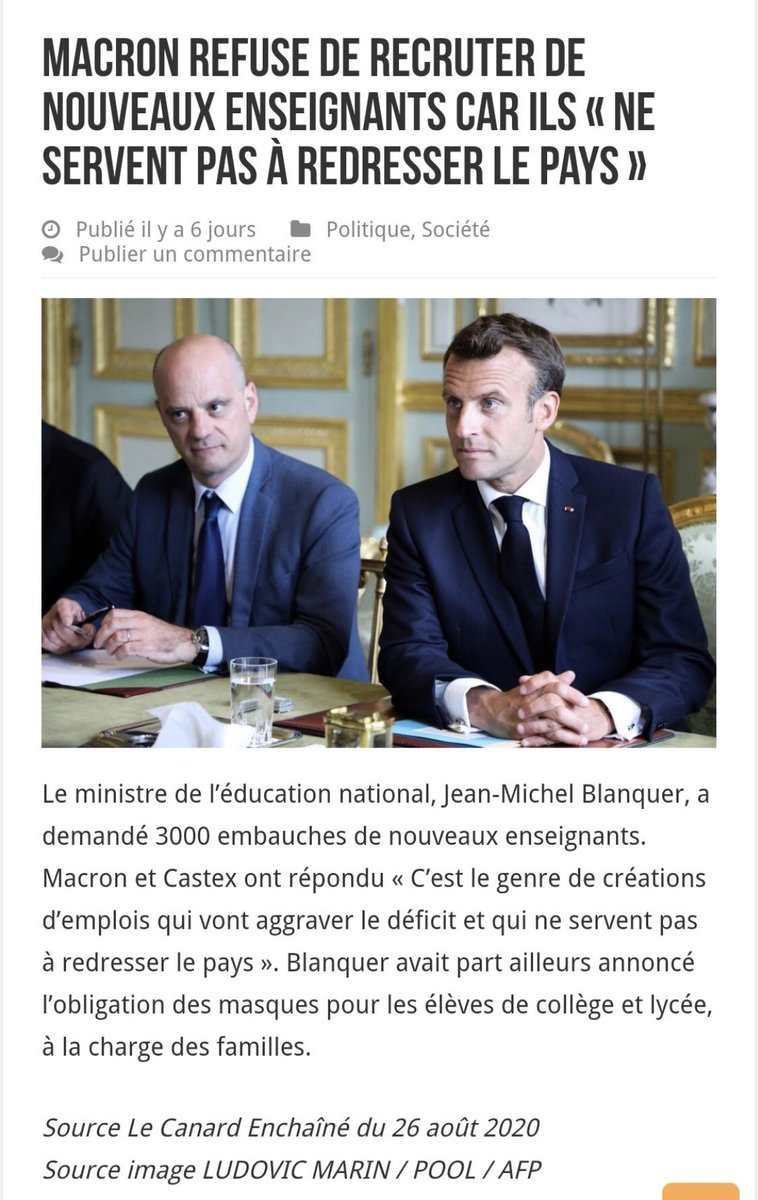 BJ8Rce3RPBGS6C4's tweet photo. @Nis11598445 @jmblanquer @EmmanuelMacron Je suis désolée pour toi. 
Bravissimo @jmblanquer admirez ce que vous avez fait à #mercilesprofs, pas droit au minimum vital @EmmanuelMacron Et dire qu’ on comptait sur vous Mr le président alors que vous avez refusé le recrutement de 3000 des contractuels admissibles au concours https://t.co/oWYWt6zssQ