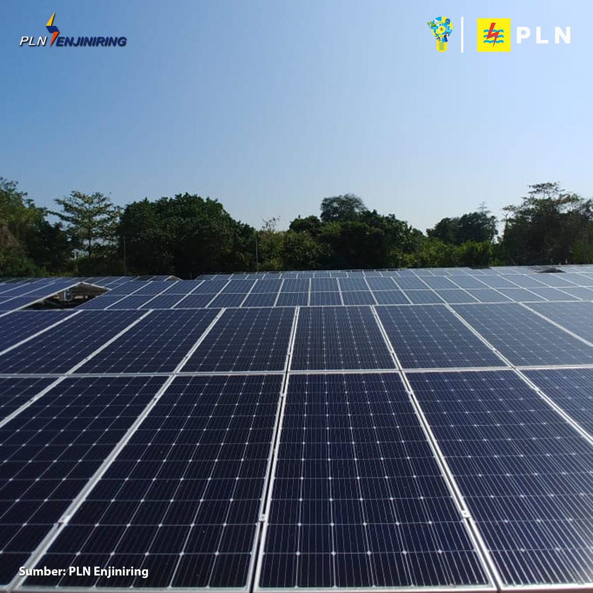 _pln_id's tweet photo. Repost @pln_enjiniring 
_
Electrizen,
Turut tingkatkan rasio elektrifikasi Indonesia, PLNE selesaikan Proyek Pembangunan Pembangkit Listrik Tenaga Surya (PLTS) Sebira 400 kWp dengan 900 kWh Baterai
#PowerBeyondGenerations #ListrikUntukrakyat #ListrikUntukSemua #BUMNUntukIndonesia https://t.co/aCGhpZJTjG
