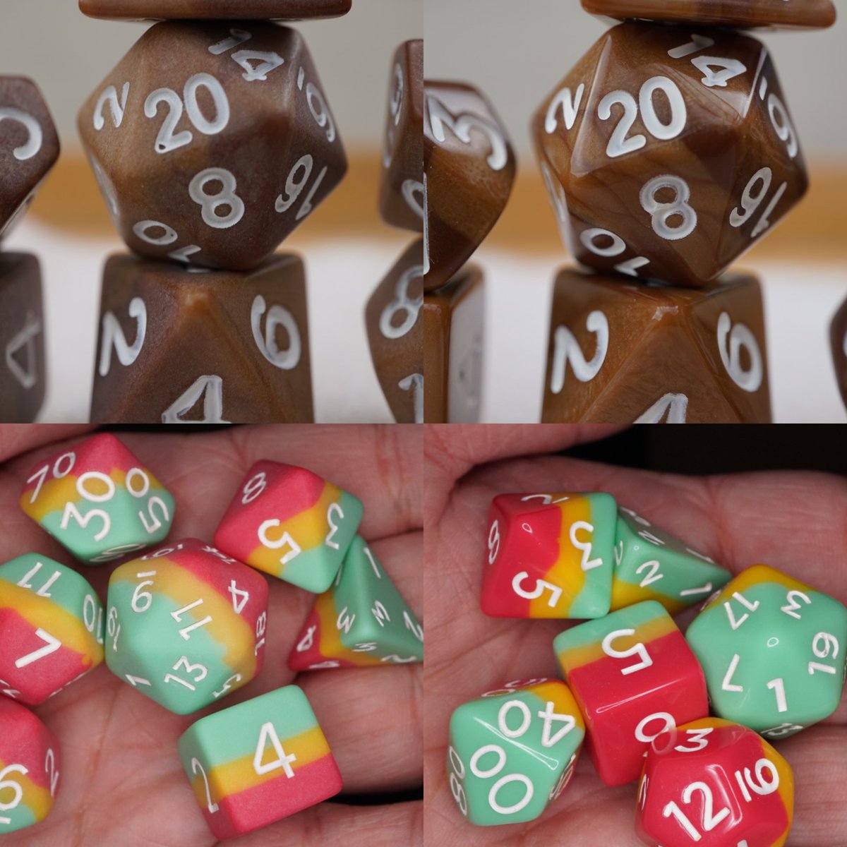 Ice_Cream_Dice's tweet photo. So, ummm, you want some?
Head here:
https://t.co/1UvHfc3ScR
They're not all the prettiest belles at the ball, but they're still my babies.
#dice #icecreamdice #Neo #OrangeDream #BubbleCandy #Razzman #Butterscotch #YourFavorite #Kiwi #RainbowSherbet https://t.co/9QXU7huQiY