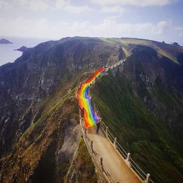 LiberateHQ's tweet image. Giant rainbow flag taking a trip to #Sark
🏳️‍🌈Must be the start of #CIPride2020 week 🏳️‍🌈