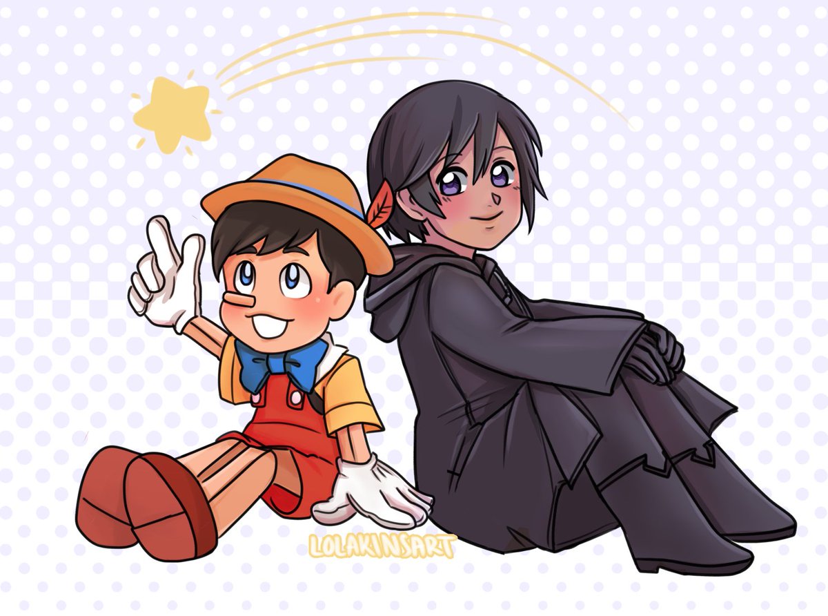 don't think i've posted these altogether but here's my series of xion with disney characters!