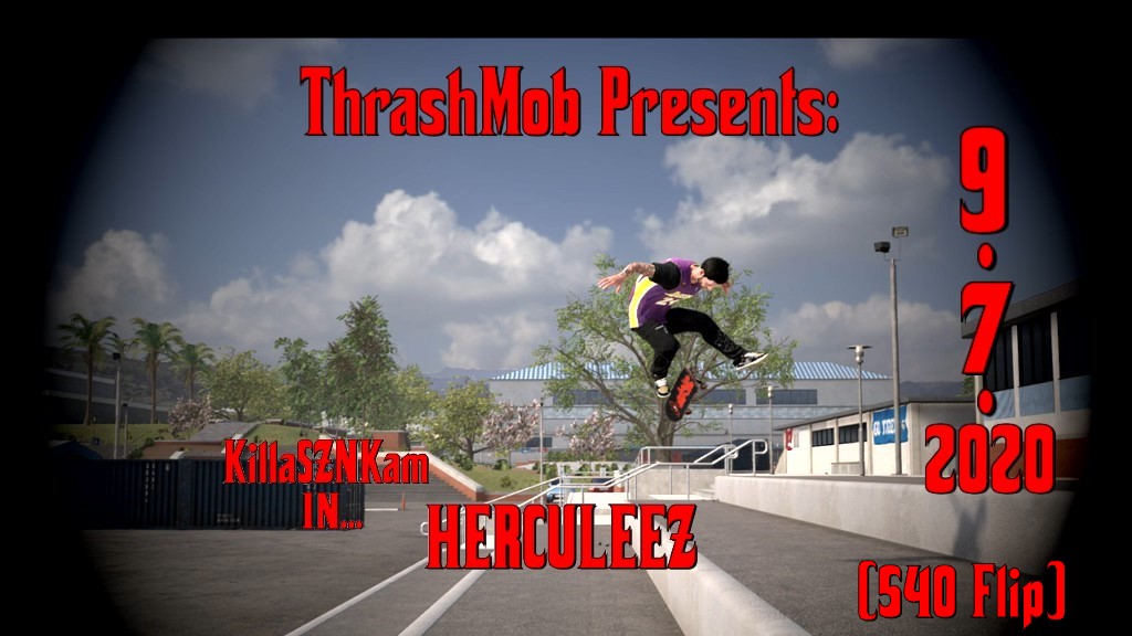 KillaSZNKam's tweet photo. We ain't done wit the #ThrashMob related drops, tomorrow at 3pm pt my "Herculeez" part drops on our yt, peep that shit. Easily my best skating and filming to date. And we ain't done, #SkaterXL in game shirts dropping this weekend and mobCake drops his next part next Monday! 🔥🔥 https://t.co/cvNkcHlbKV