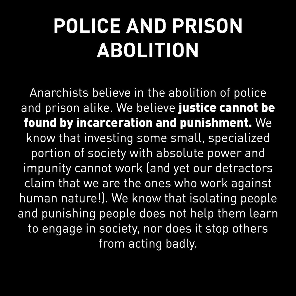 Just Who Are These Anarchists?(reposted from Black Powder Press on Instagram, an introduction to anarchism. I'll put the text from the slides in a long thread below the images.)