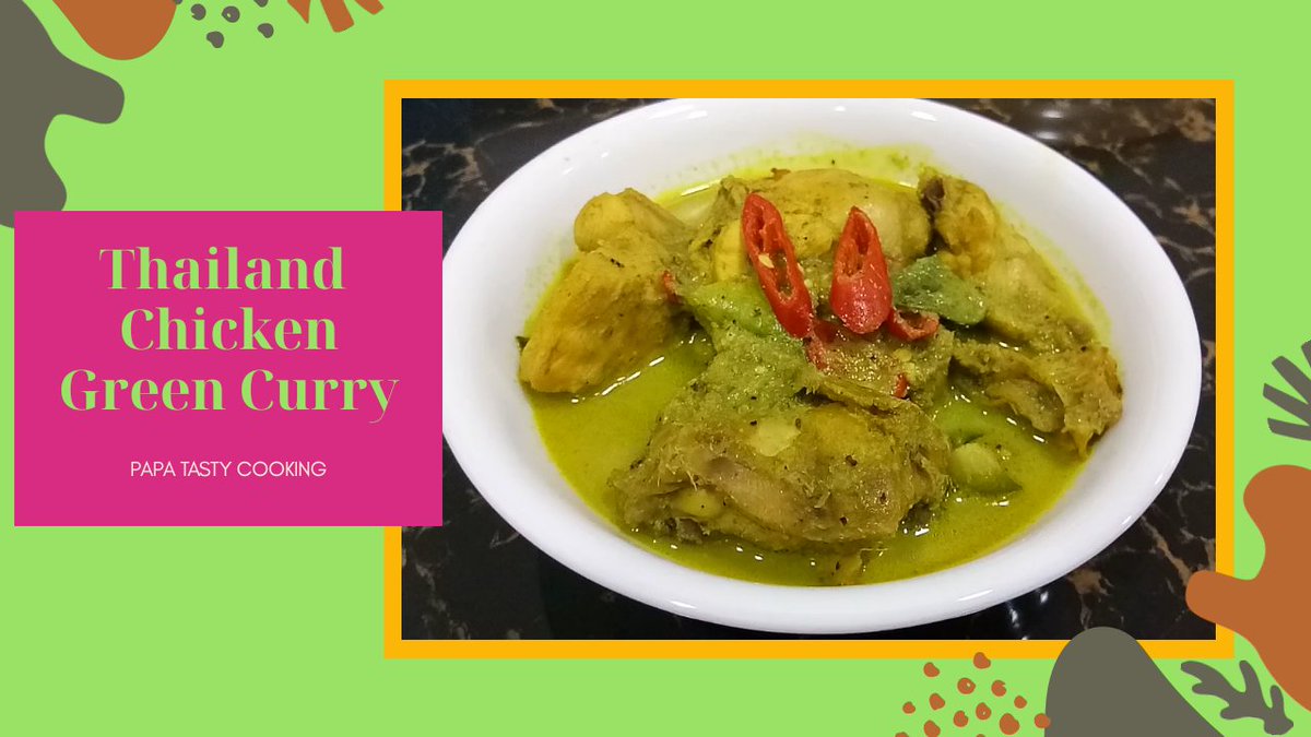 Do you like Thailand Green Curry.. A authentic recipe that must be tried at least once..
youtu.be/kjjBGv0QGao