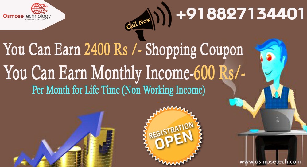 You Can Earn 2400 Rs/- Shopping Coupon And Earn Monthly Income-600 Rs/- For Lifetime.

#ExtraIncome #Earnings #OnlineIncome #digitalmarketing #Multipleincome #IncomeOpportunity #synergies #digitalworld #digital #marketing #services #ecommerce #dynamic #businesses #ProjectManager