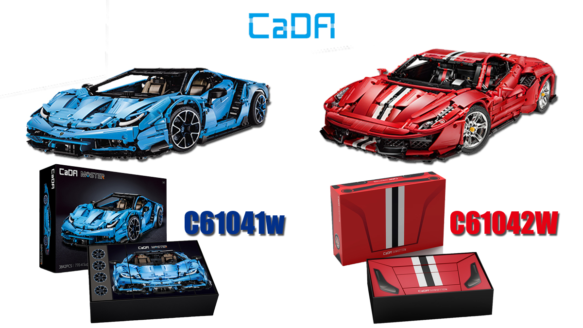 DOUBLEE_CaDA's tweet photo. CaDA Masters series Moc Super Car sets available at: https://t.co/91hLcwjMVV #supercar #legolike #moc #cada #master #c61041 #c61042 https://t.co/kuXum1WoWv