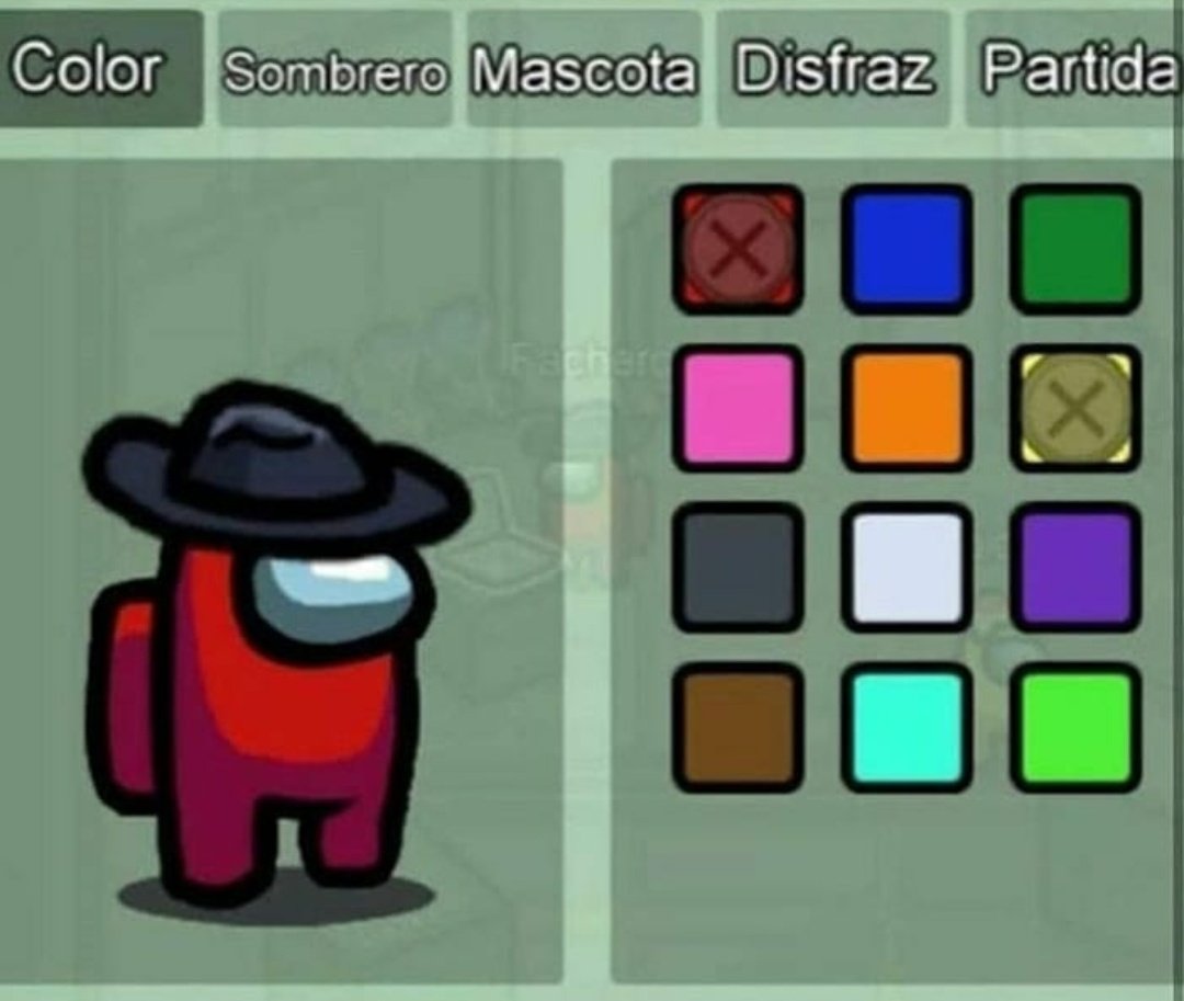 sombrero de among us