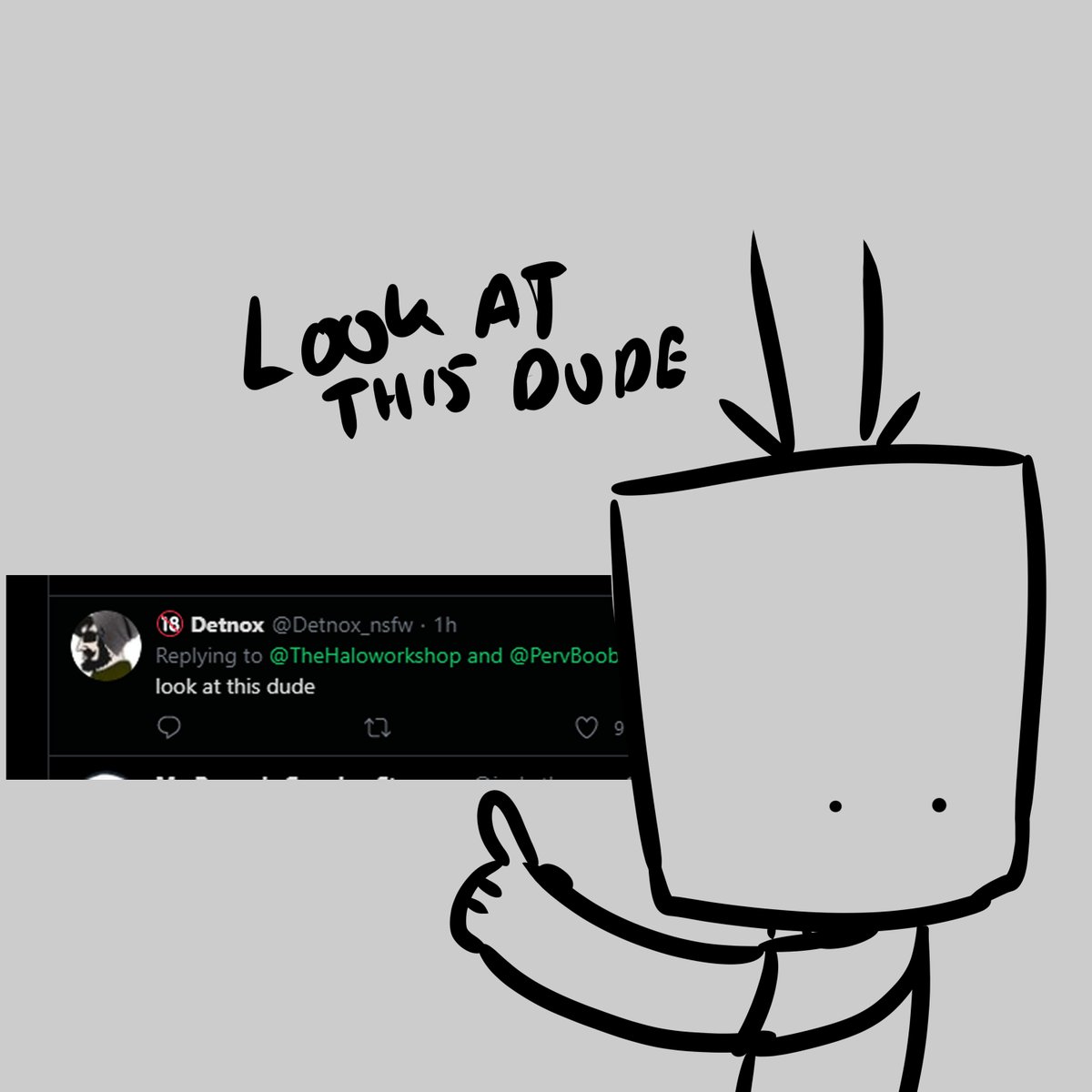 🔞 Detnox on Twitter: look at this dude…