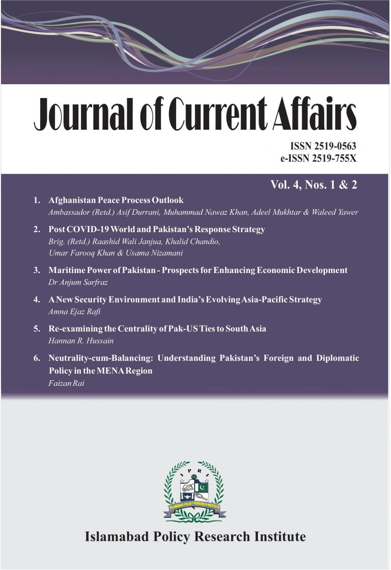 IPRI_Pak's tweet photo. Explore diverse scholarly perspectives on an array of national and international issues in IPRI's latest publication-' Journal of Current Affairs, Volume 4, Issues 1 and 2.' on https://t.co/Ti2ReEizxS
#IPRI_Pakistan https://t.co/QotgOhOQKm