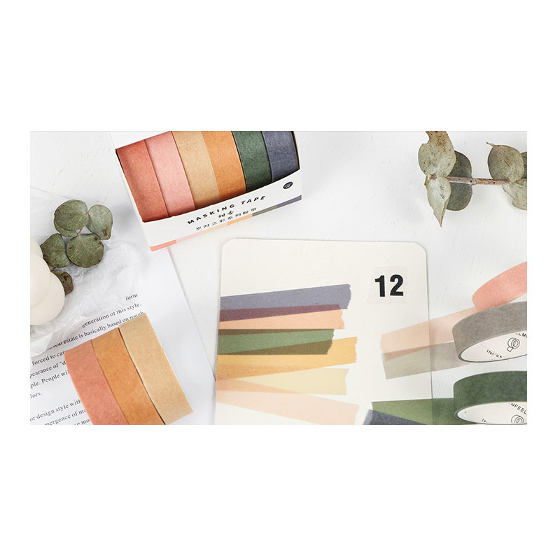 eymhouse's tweet photo. Tersedia dalam 12 varian:
- Faint Light
- Fragrance
- Flower Bed
- Ice Latte
- Night Reading
- Nocturnal
- Seaside Shop
- Summer Drink
- Sunset Fade
- Songbird
- Peach Blossom
- Plum

Ukuran per rol: lebar pita 1 cm, panjang 2 meter.
Isi: 6 rol.
Bahan: washi tape. https://t.co/KreLhZHSqk