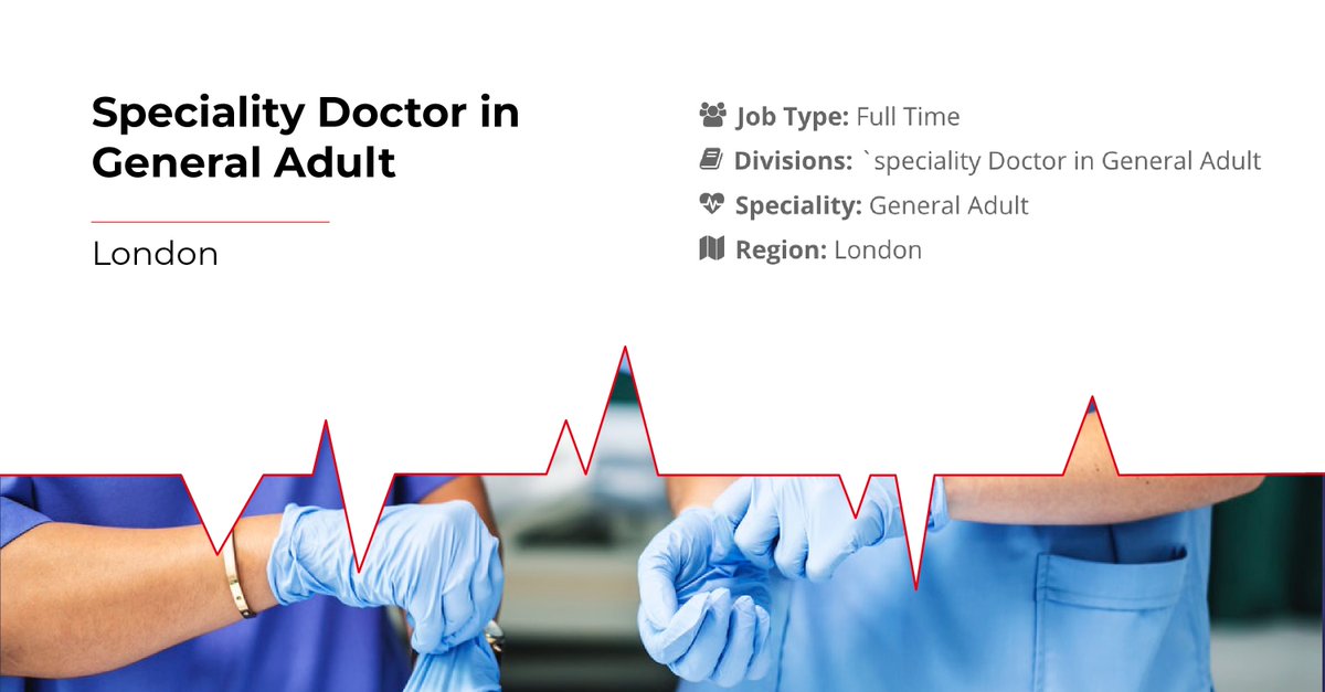 FastMedicalltd's tweet photo. Fast Medical is looking for a Speciality Doctor in General Adult:

⏰ Full Time
📅 Start Date: Asap – One month rolling
🔴 S12 Essential 

Read more and submit your application: https://t.co/8eJIkkrDaw https://t.co/yEnLMmuDh5