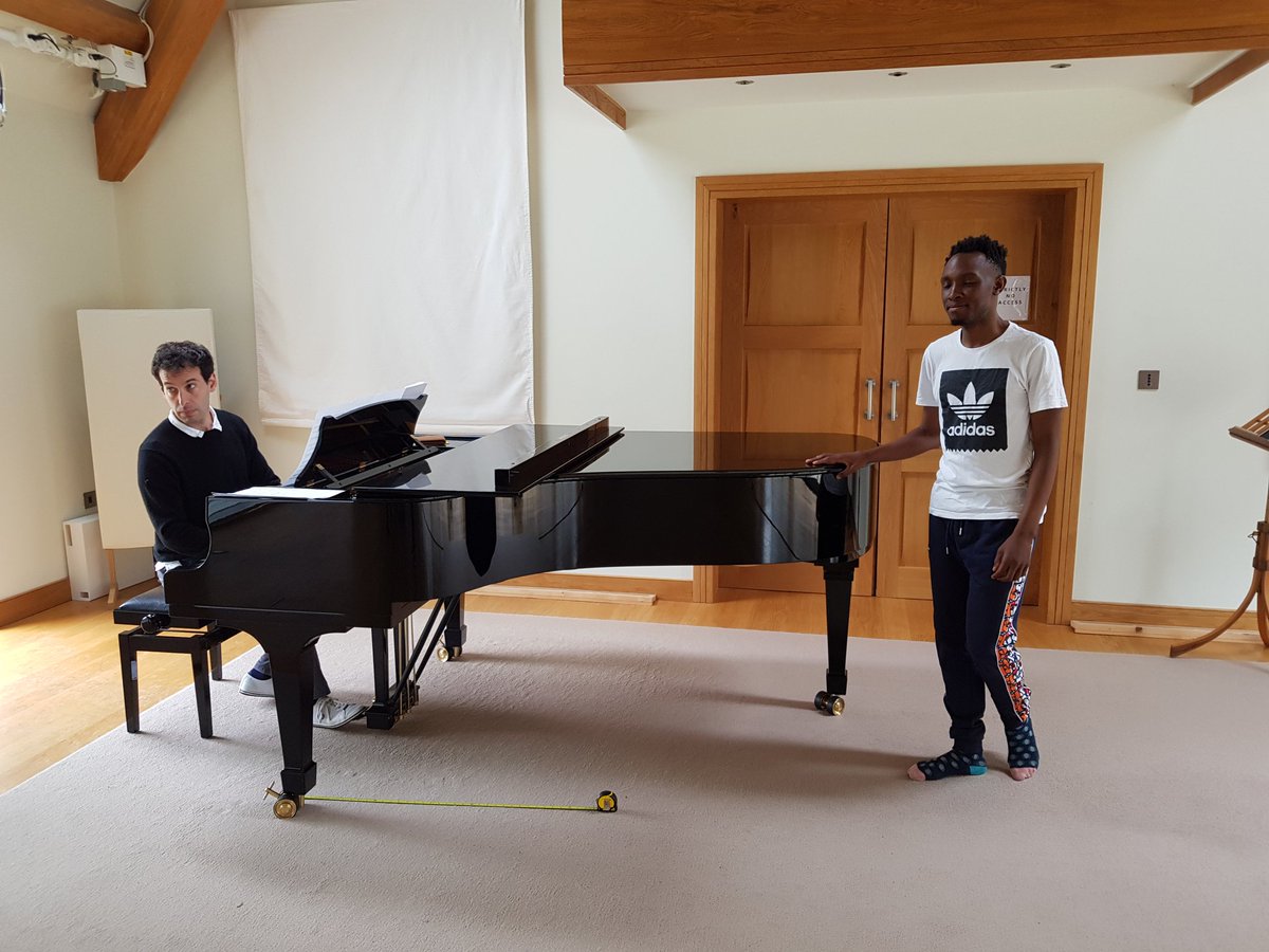mverter's tweet photo. Lovely time in our residency at Cooper Halk last week. Thanks to the space we could work keeping social distance. Exciting to play for South African tenor Innocent Masuku's fantastic voice and talent coleratura passages standing on his head. Morag McLaren's inspiring guidance! https://t.co/exHbtizXms