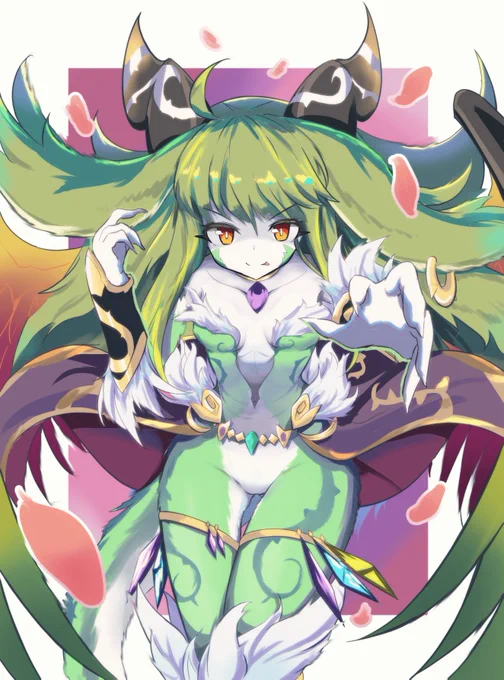 リンシアちゃん
強化されるといいな…

#パズドラ
#パズドライラスト 