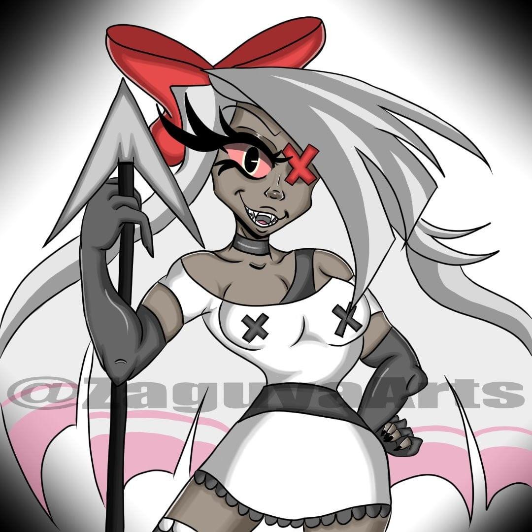 ZaguyaA's tweet photo. Hazbin hotel Fanart. I love it so much I Did fanart of Vaggie. Love her design and had to draw her, she's so awesome.!❤️👿. #hazbinhotelvaggie #HazbinHotelFanart #hazbinhotel #myart #Cartoonist #clipstudiopaint #illustration #mangaart #animeartist #vaggie https://t.co/oz6qaaPMA8