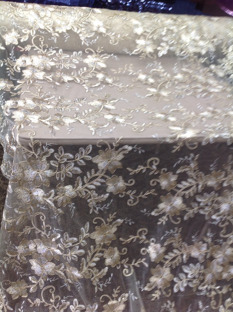 Check out this product 😍 Ivory Metallic Flowers Embroider With Sequins And Corded On A Mesh Lace-Sold... 😍 
by Supreme Acoustics starting at $24.99. 
Show now 👉👉 shortlink.store/7gXV2kZsO