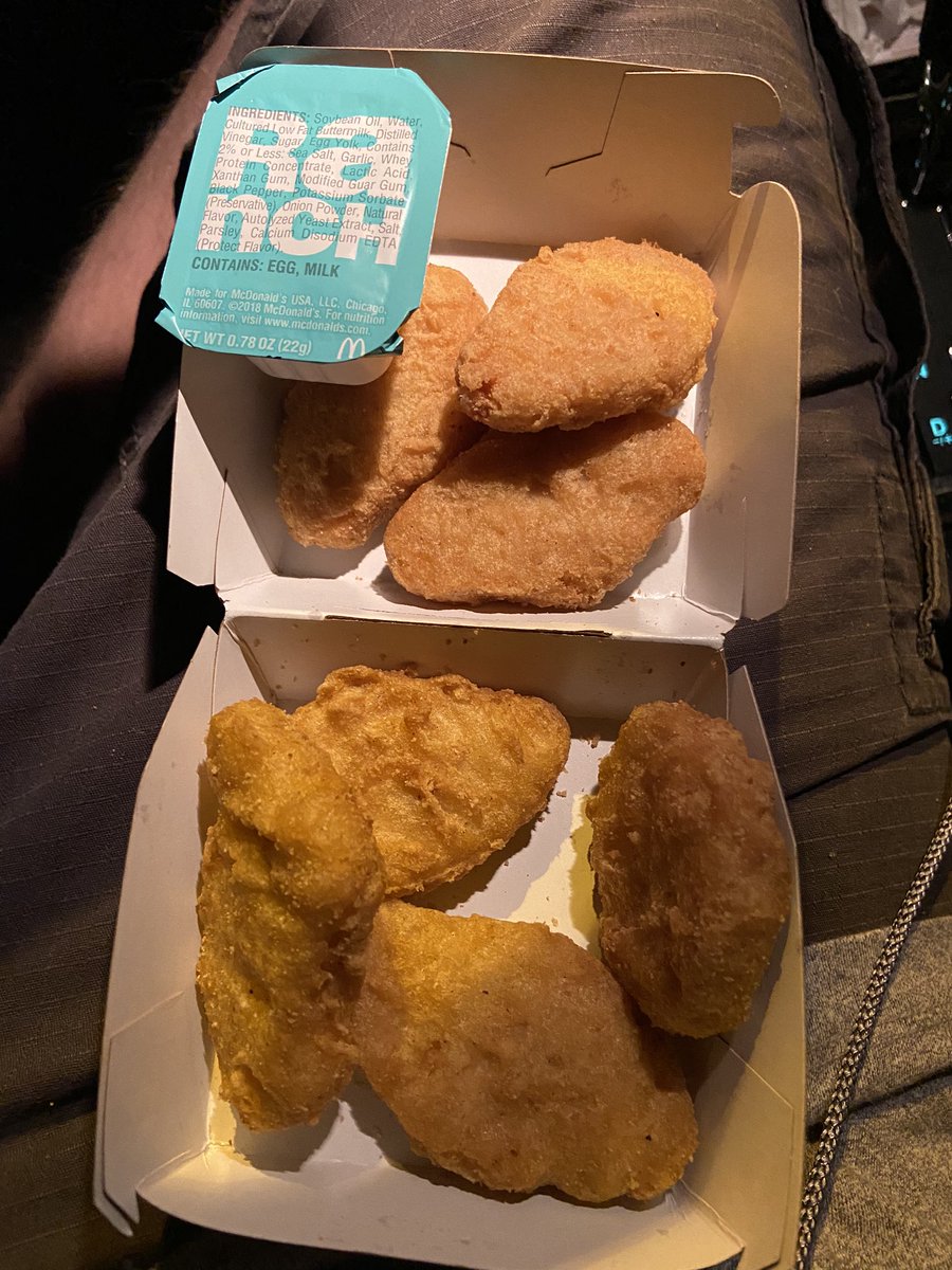 gmost9's tweet photo. To the worker that gave me 7 nuggets in my 6 piece... you are a beautiful manifestation of the consciousness of the universe. Become the greatest version of yourself which you can possible present in this life story. Stay Blessed 🙏🏻 #ily #mcdonalds #1amvibes https://t.co/RcTNIqWnGI