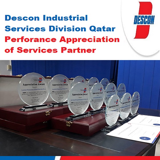 DesconOfficial's tweet photo. #IndustrialServicesDivision #Qatar through a collaborative initiative of #HSE &Subcontract Dept, has awarded #Appreciation #Certificates & Plaques to key #ServicesPartners to recognize their valuable contribution in accomplishing #LTI #Free 2019/20&closing with #TRIR of <0.1. https://t.co/jvg99ye1UF