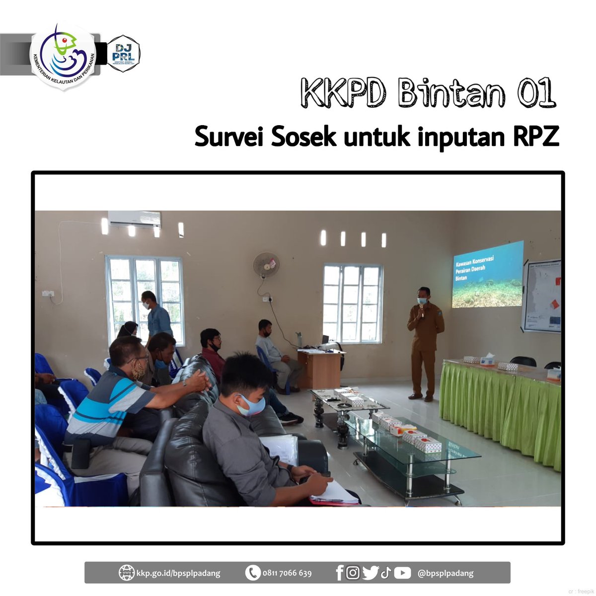 BPRLPadang's tweet photo. Nah ini dia survei sosial ekonomi untuk inputan penyusunan dokumen rencana pengelolaan zonasi Kawasan Konservasi Perairan Daerah #KKPD #bintan pada 30/08-02/09 lalu
Selengkapnya
https://t.co/GSQkG2Myel
@aryohanggono
#DITJENPRLKeren https://t.co/xi7BujRJRa