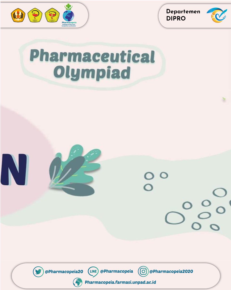 [ Pembukaan Pendaftaran Lomba Pharmacopeia Gelombang 2✨]

Halo Sobat Pharmacopeia!👋
Belum sempat daftar lomba Pharmacopeia? Tenang saja, sekarang pendaftaran gelombang 2 telah dibuka! Ayo segera daftarkan dirimu, Jangan sampai terlewatkan ya!☺✨