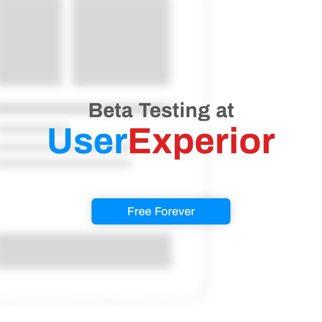 userexperior's tweet image. We are proud to announce the launch of our latest #Free #BetaTesting #software. Catch usability issues, fix bugs and improve #uiux before you launch. The future of Beta Testing is here and now you can experiment all you want with your apps.
