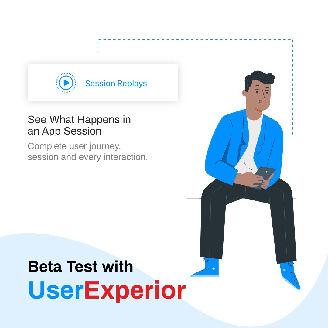 userexperior's tweet image. We are proud to announce the launch of our latest #Free #BetaTesting #software. Catch usability issues, fix bugs and improve #uiux before you launch. The future of Beta Testing is here and now you can experiment all you want with your apps.