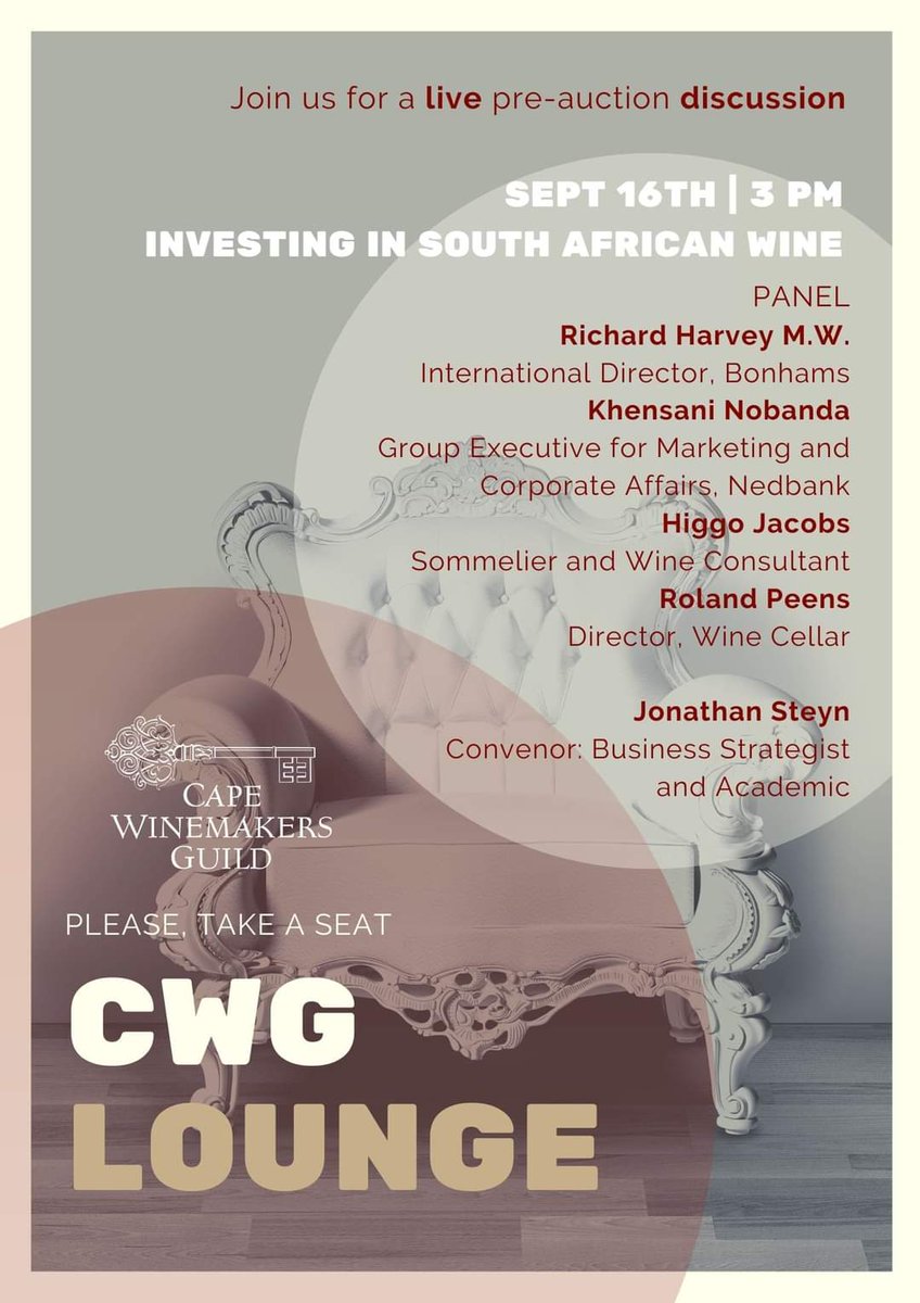 Throughmywinegl's tweet photo. Investing In South African Wine
When: Sep 16, 03:00 PM Johannesburg
https://t.co/JAT6Oj548E https://t.co/HK2rBjMgxO