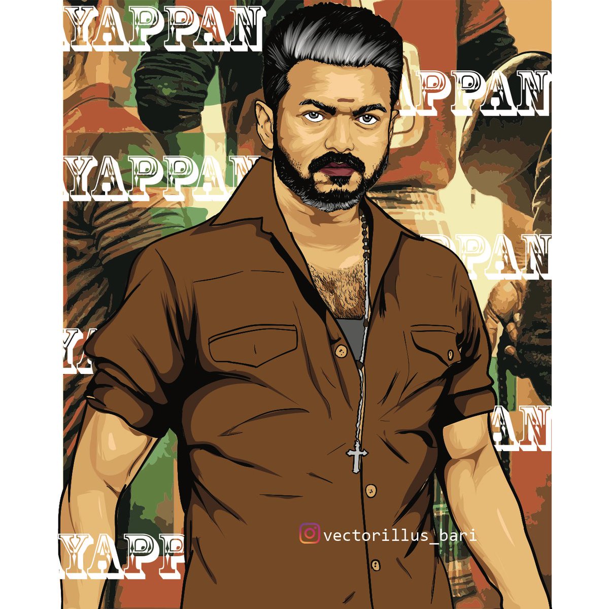 BarithZaman's tweet photo. #Illustrations #vectorart #actorvijay #ThalapathyVijay 🖤 https://t.co/nwJ5IE8CVA