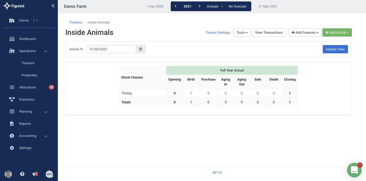 richardwyke's tweet photo. @brettbjb @figuredapp Have added a new tracker type for you, so Timmy is properly accounted for as an inside animal! https://t.co/oKJ4cPtyKR